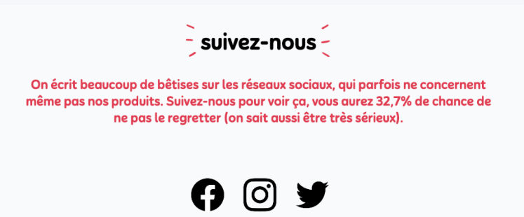Copywriting : Innocent