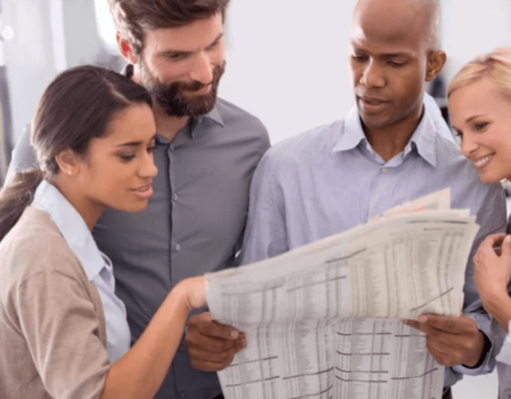 Un journal interne d'entreprise papier est adapté à tous les employés. 