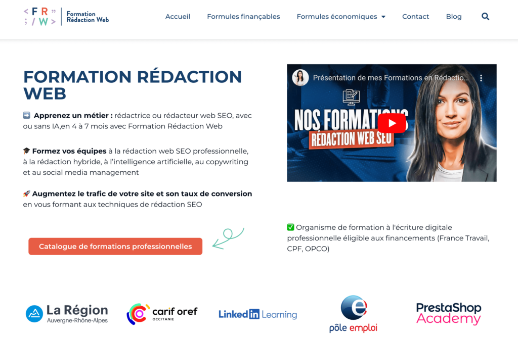 Formation Rédaction Web