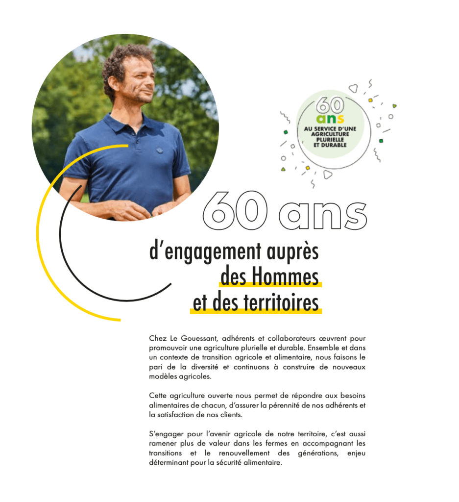 Rapport annuel de 2023 de la coopérative agricole Le Gouessant.