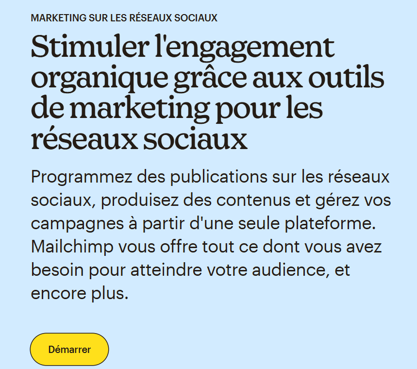 copywriting : Mailchimp