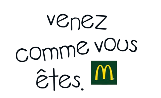 Slogan de la marque McDonald's.
