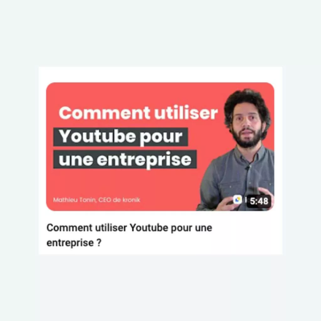 Création de contenu digital faire une vidéo.