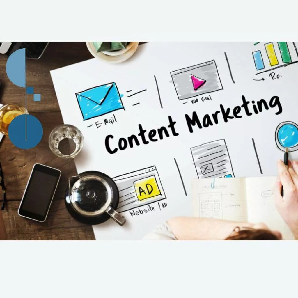 La création de contenu digital est dans le content marketing. 
