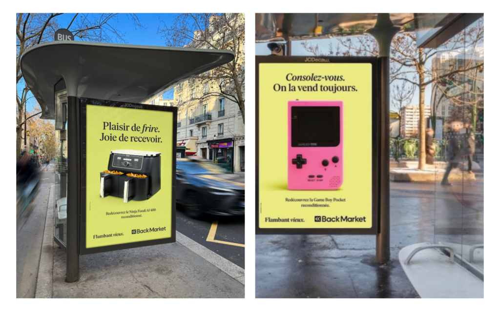 Exemple copywriting campagne print Back Market
